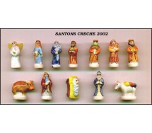copy of RARO Presepe Set 10 figure porcellana 4cm BONNE MINNE Feves Francia