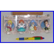 EVANGELION 4 FIGURE Collezione SEGNI ZODIACALI Sega GIAPPONE Rei Asuka Hikari