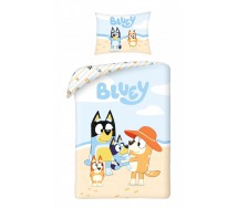 copy of Set Letto Famiglia BLUEY FAMILY Copripiumino 140x200 COTONE  Originale Halantex BY-8594BL