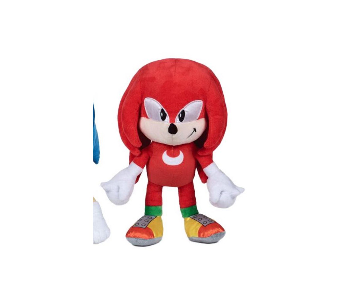 Peluche KNUCKLES Red 30cm ORIGINAL Sonic Hedgehog