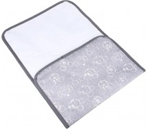 TOPOLINO Mickey Mouse BORSA GRIGIO CHIARO 40x28x16cm PORTA CAMBIO PANNOLINI etc. ORIGINALE Disney