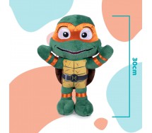 NINJA TURTLES MUTANT TMNT Soft Toy Plush BIG 30cm MICHELANGELO Original  Play By Play