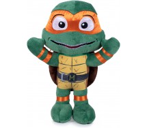 TARTARUGHE NINJA TMNT Peluche 30cm MICHELANGELO ORIGINALE Ufficiale
