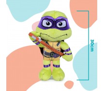 TARTARUGHE NINJA TMNT Peluche 30cm DONATELLO ORIGINALE Ufficiale