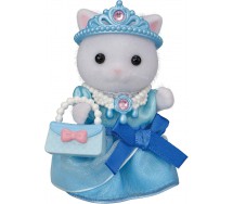 SYLVANIAN FAMILIES Persian Cat Girl with PRINCESS DRESS UP SET Epoch 5645