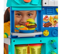 Playset PLAY-DOH RESTAURANT KITCHEN SET kneading tools 5 cans and kneading mat  Original Habro F8107
