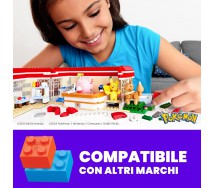 POKEMON CENTRO FORESTA Playset GIGANTE con 648 Pezzi HNT93 Mega Construx