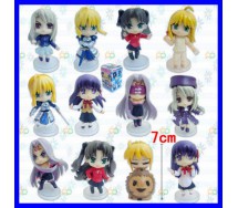 Set Completo 12 FIGURE Collezione FATE STAY NIGHT 7cm