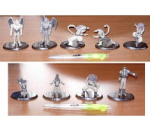 SET 9 Figures DRAGONBALL GT Soul Of Hyper Figuration PART 2 Version GREY Original BANDAI Japan Gashapon Trading Figures