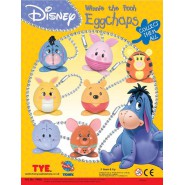 SET 7 Figure WINNIE POOH EGGCHAPS Danglers Pimpi Tigro Eeyore etc. DISNEY TOMY