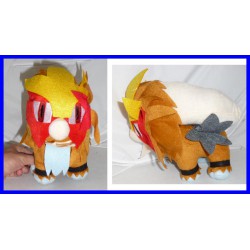 POKEMON Peluche ENTEI 20cm CANE LEGGENDARIO Raro INTROVABILE Nuovo NEW