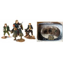 Signore degli Anelli BOX SET 3 Figure ATTACK AT AMON-HEN Play Along USA Lotr AOME