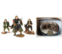 Lord Of The Rings BOX SET 3 Figures ATTACK AT AMON-HEN Play Along USA Lotr AOME