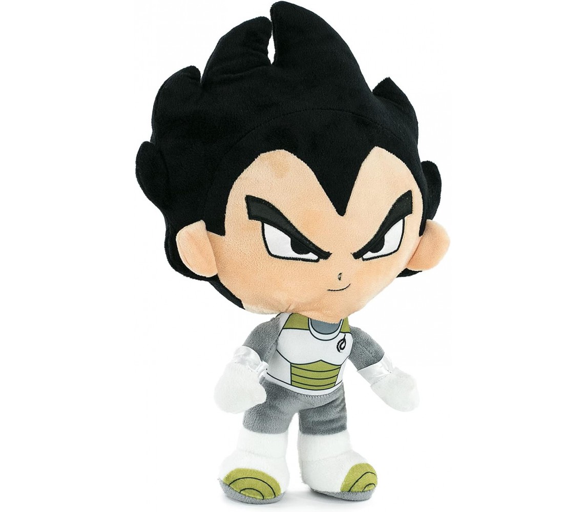 DRAGON BALL VEGETA Normale CAPELLI NERI Peluche 24cm Dragonball ORIGINALE