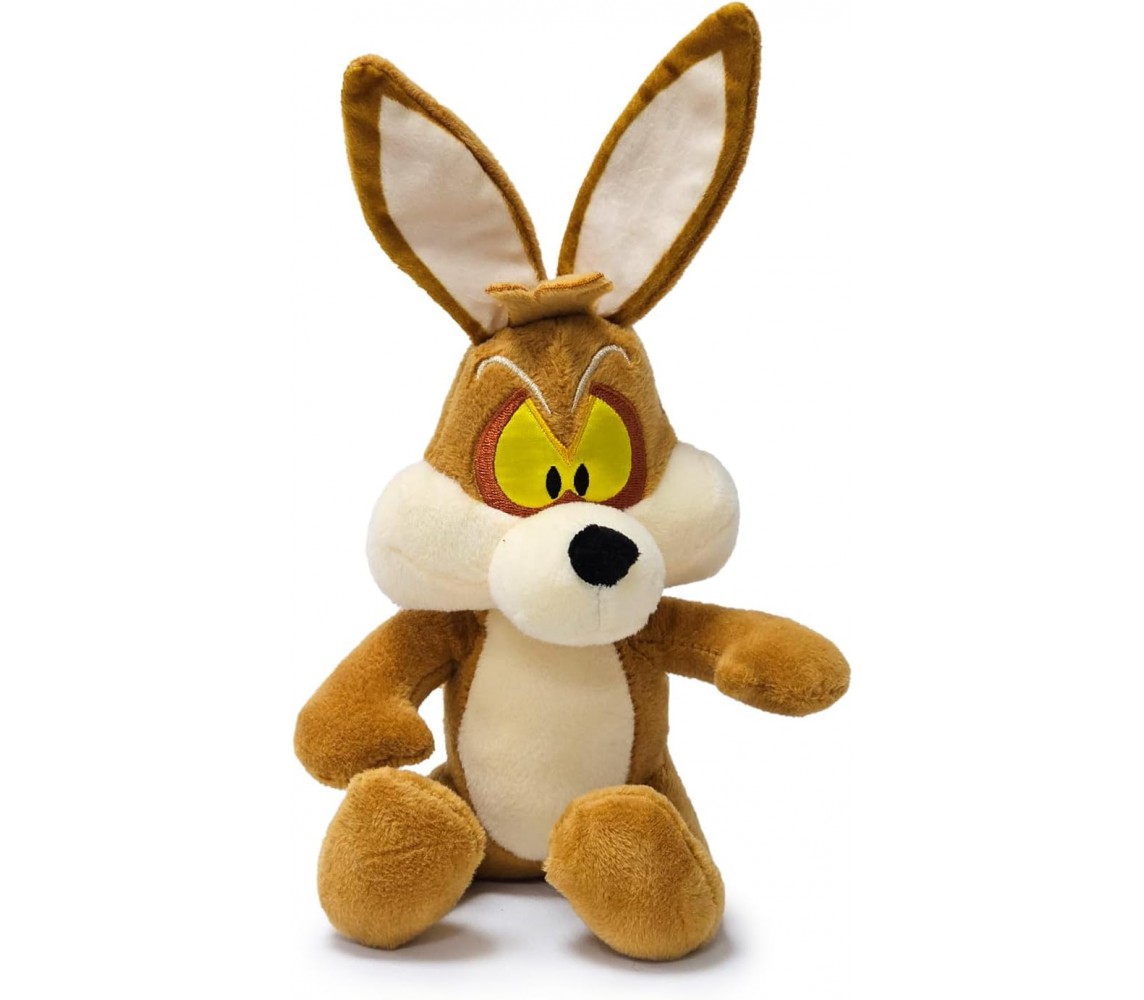WILLY COYOTE Wile Peluche GRANDE 25cm Originale LOONEY TUNES Ufficiale