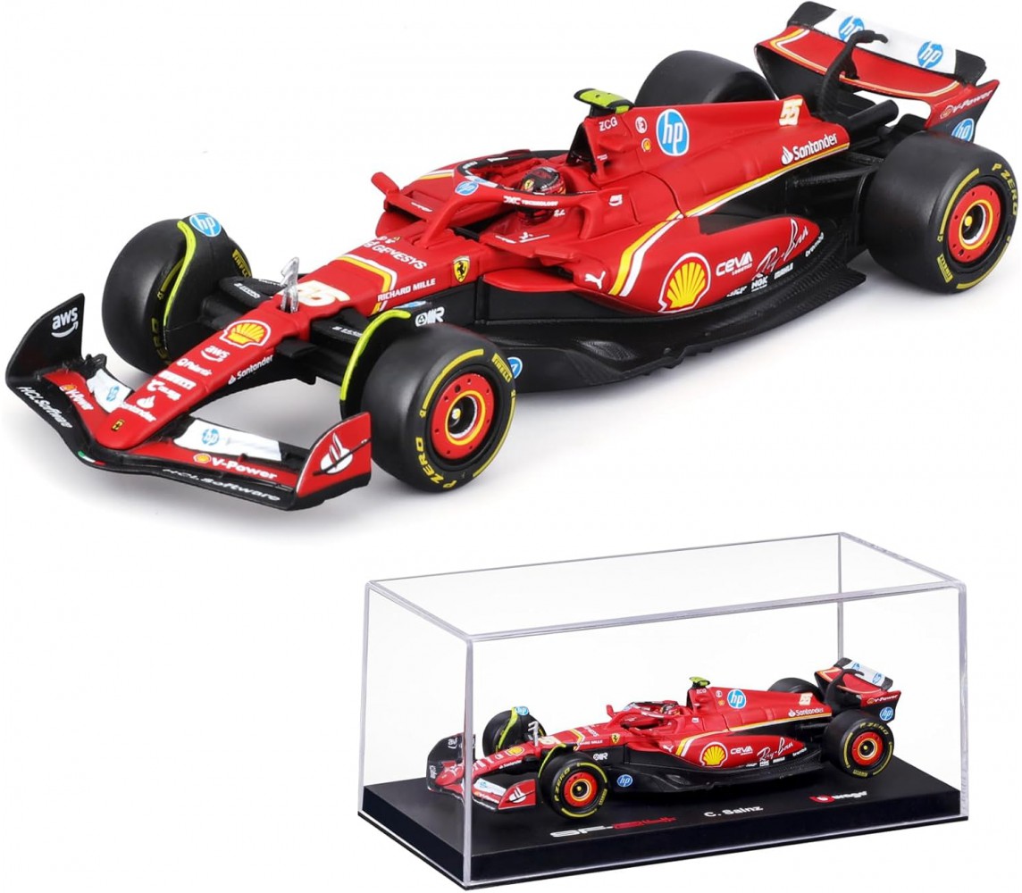 copy of Modello Auto Formula 1 FERRARI F1-75 DieCast 1/43 Pilota LECLERC 16 Bburago