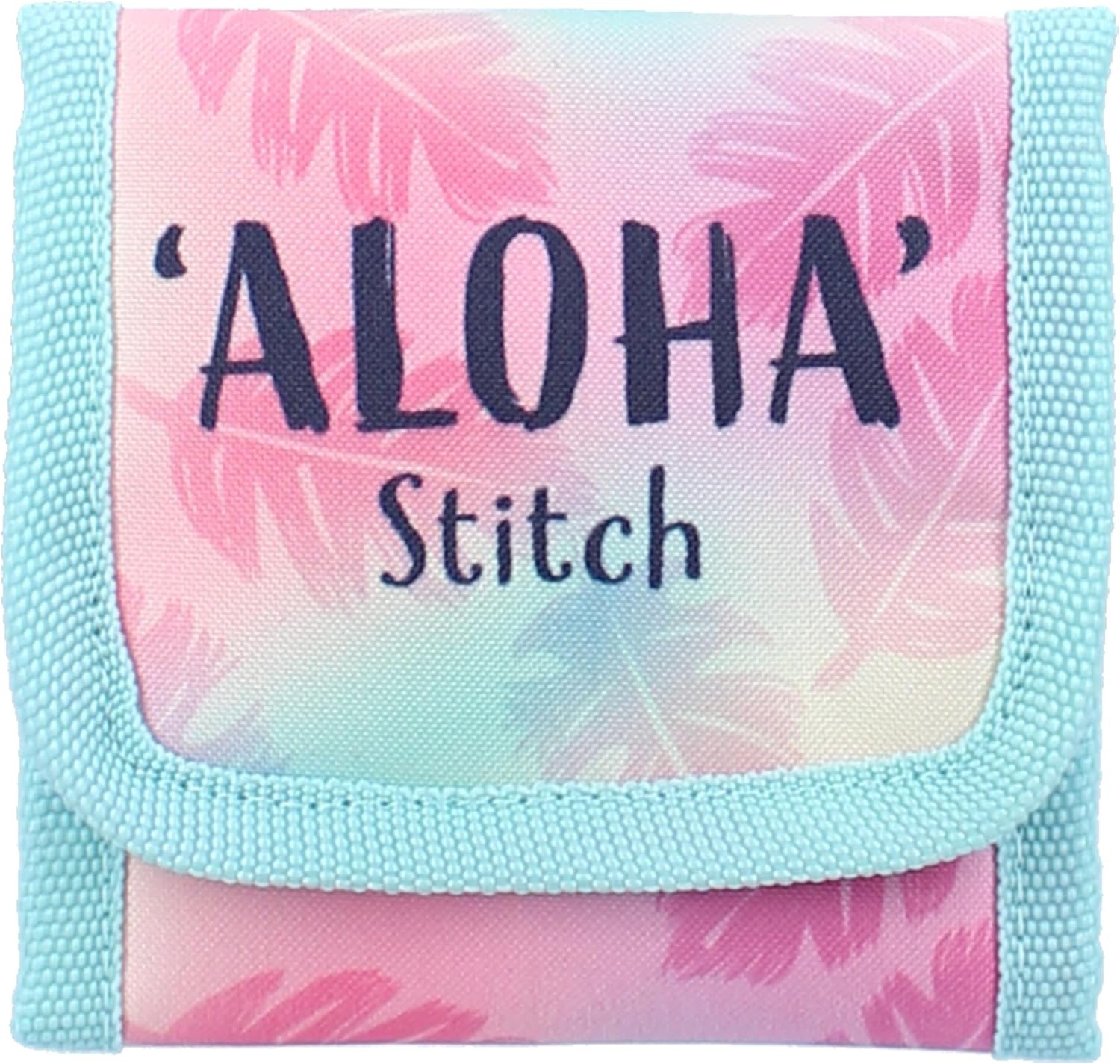 STITCH WALLET 10x10x1cm Official Lilo and Stitch Pink VADOBAG