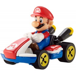 Die Cast Modellino KART di MARIO Standard da SUPER MARIO KART Scala 1:64 Hot Wheels