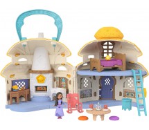 BROKEN PACKAGE DISNEY WISH Playset Asha of Rosas Cottage with Micro Doll ORIGINAL Mattel HRH76