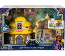 BROKEN PACKAGE DISNEY WISH Playset Asha of Rosas Cottage with Micro Doll ORIGINAL Mattel HRH76