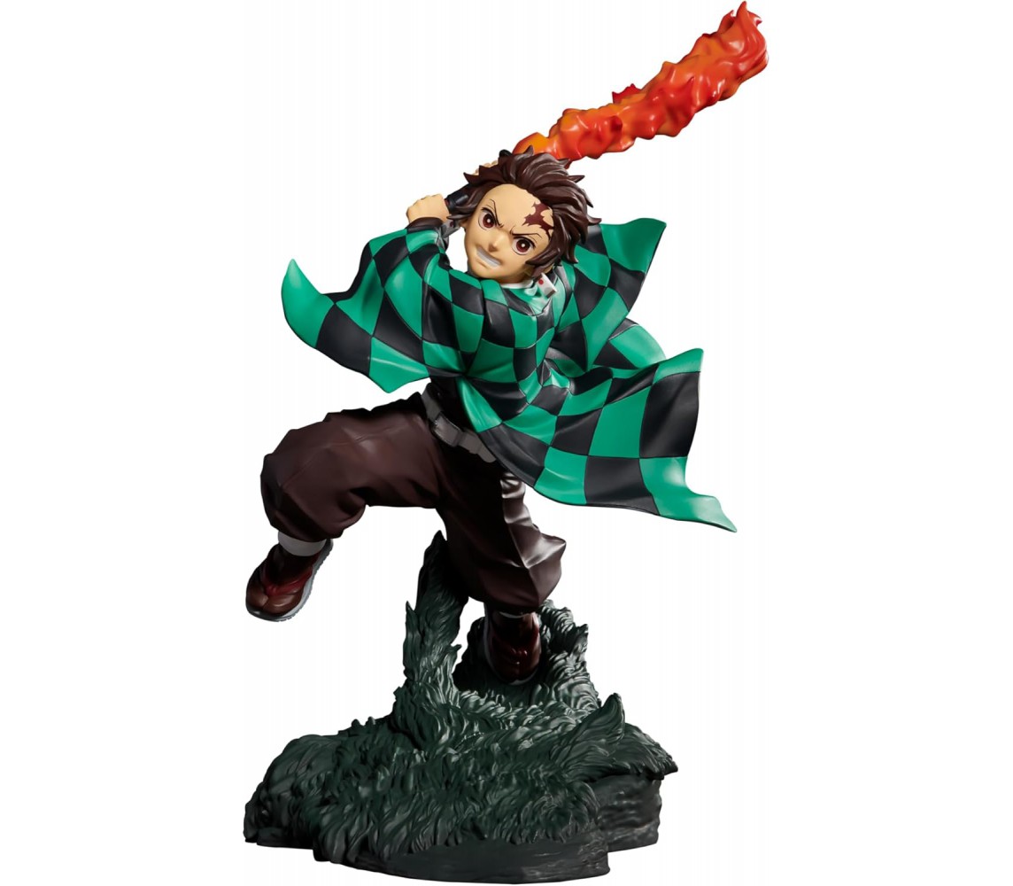TANJIRO KAMADO BATTLE COMBINATION Figure 9cm DEMON SLAYER Original BANPRESTO