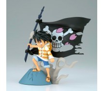 LUFFY LOG STORIES Figure Statue 8cm ONE PIECE WCF Original BANPRESTO Bandai