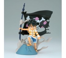 LUFFY LOG STORIES Figure Statue 8cm ONE PIECE WCF Original BANPRESTO Bandai