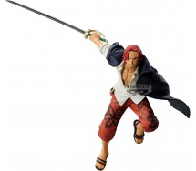 SHANKS BATTLE RECORD Figure Statue 17cm ONE PIECE Original BANPRESTO Bandai