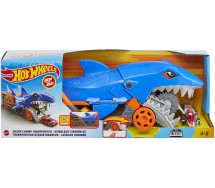 SHARK CHOMP Transporter TRUCK with 1 Vehicle HOT WHEELS CITY Original GVG36
