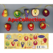 SET 9 Figure TITTI TWEETY FRUITS WEAR Mini Winnies Gashapon