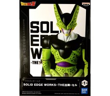 CELL SHUKKO SOLID EDGE Figure Statue 20cm DRAGON BALL Original BANPRESTO Bandai