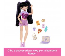 copy of BARBIE DREAMTOPIA Bambola 30cm Vestito Che Si Illumina e Spazzola Originale Mattel FRB12