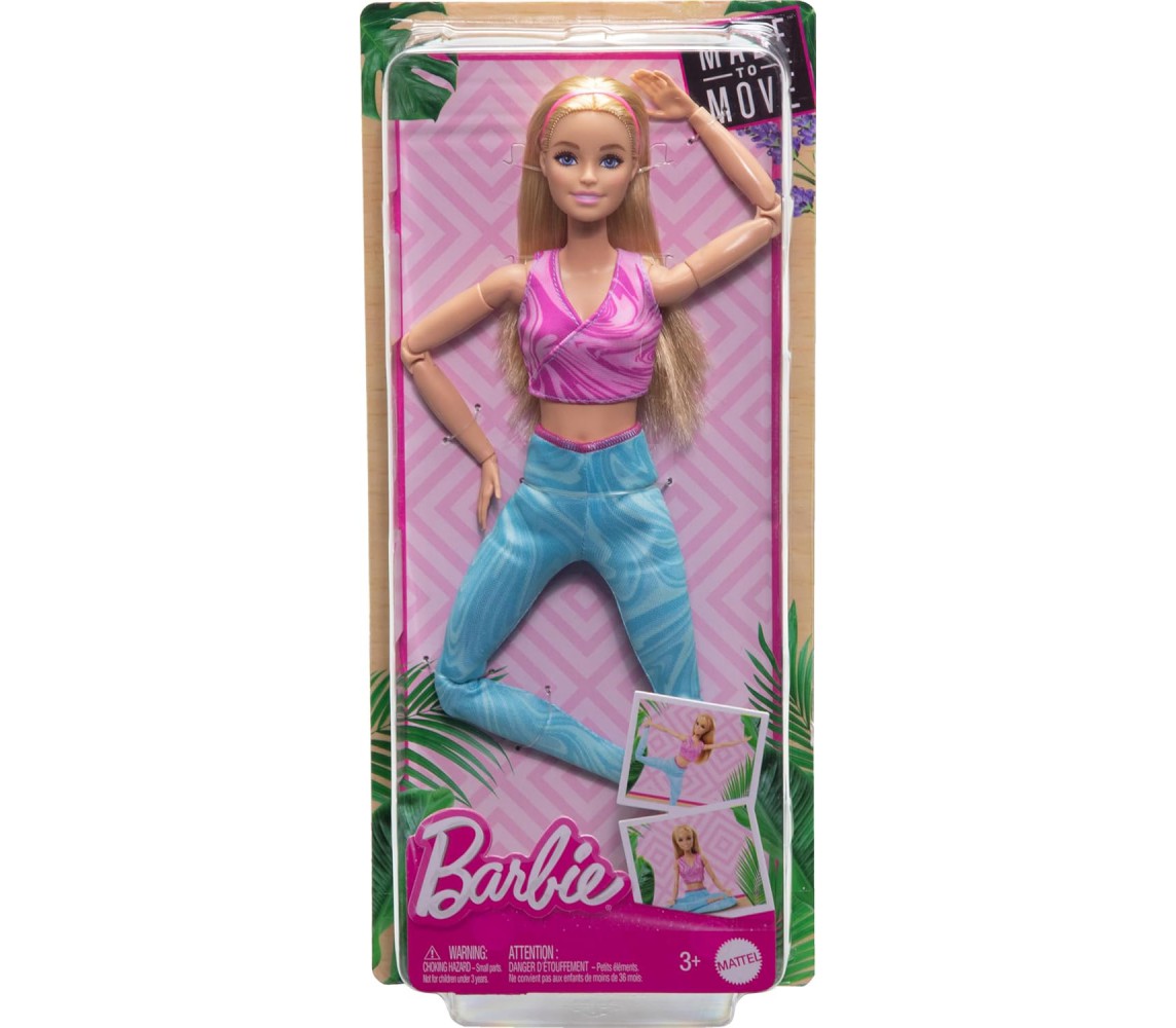 copy of Bambola BARBIE Snodata MADE TO MOVE Ultra Flessibile GXF07