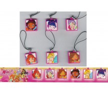 SET 6 Figure MINI Quadretti WINX CLUB DISNEY Bloom Stella Tecna CON LACCETTO Originali GIOCHI PREZIOSI