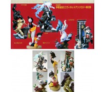 Rarissimo SET 5 Figure TEZUKA OSAMU VIGNETTE ANTHOLOGY Part 2 Astroboy etc. Kaiyodo