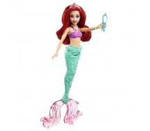 BROKEN PACKAGE ARIEL Mermaid DOLL Disney Princess with Sebastian 28cm Original MATTEL HLW35