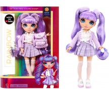 copy of Bambola VIOLET WILLOW Serie JUNIOR Rainbow High Fashion Doll 23cm Originale MGA