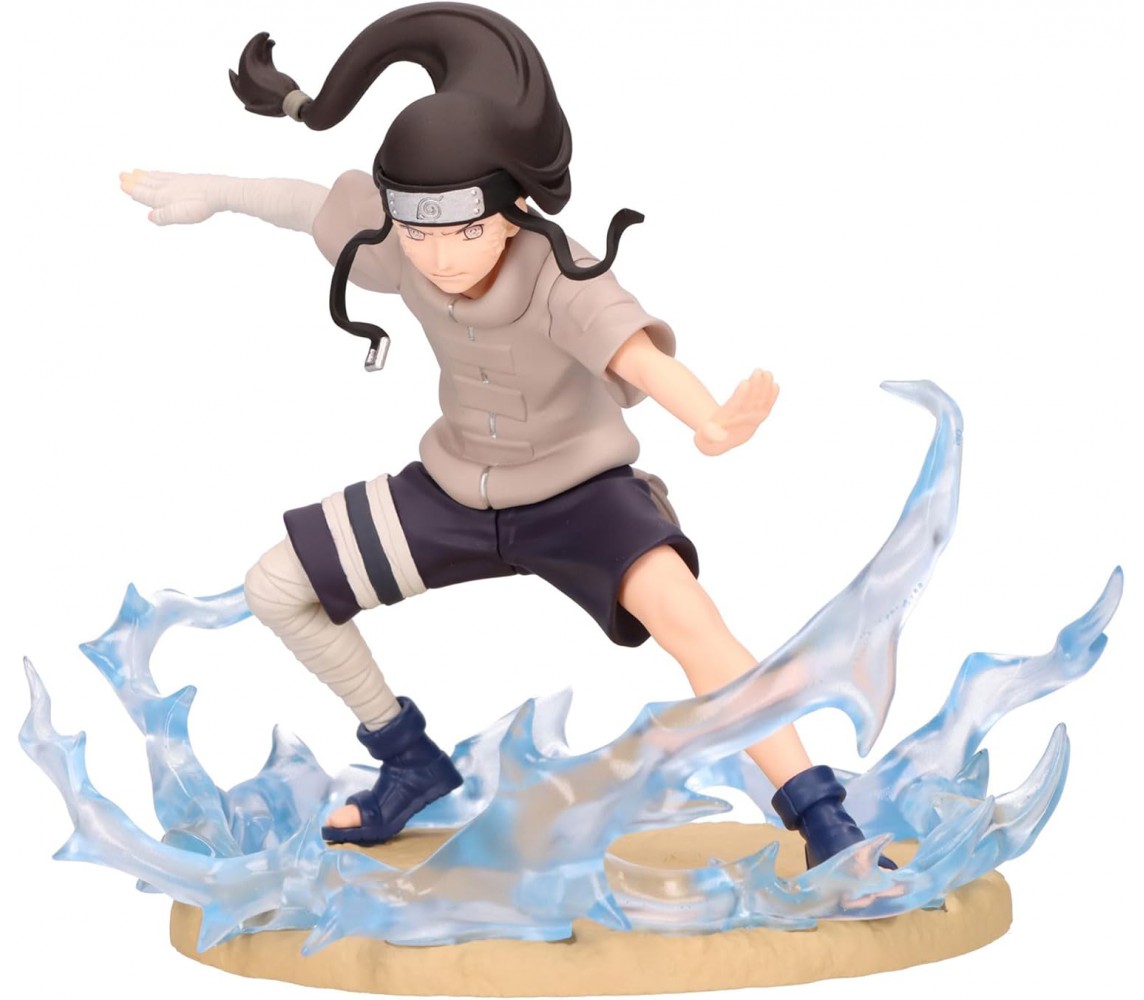 HYUGA MEMORABLE SAGA Figure Statue 10cm NARUTO Original BANPRESTO Bandai
