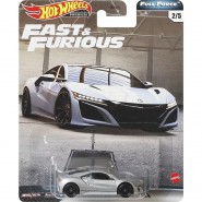FAST AND FURIOUS Die Cast Modellino Auto '17 ACURA NSX Scala 1:64 6cm Hot Wheels GBW75 