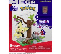 POKEMON PICHU 'S FOREST Playset Building Blocks 84 Pieces Mega Construx HPB59