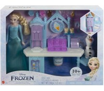 FROZEN Playset ICE CREAM SPOT with ELSA and OLAF Original MATTEL HMJ48