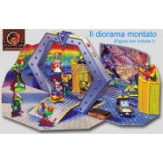 Kinder RARO DIORAMA Tedesco Set CYBERGATE Cybertops DA COSTRUIRE Limitato 2500 !