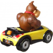 Modellino DieCast KART 5cm DONKEY KONG Sports Coupe da SUPER MARIO KART Scala 1:64 Originale Hot Wheels