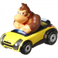 Modellino DieCast KART 5cm DONKEY KONG Sports Coupe da SUPER MARIO KART Scala 1:64 Originale Hot Wheels