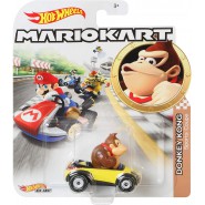 Modellino DieCast KART 5cm DONKEY KONG Sports Coupe da SUPER MARIO KART Scala 1:64 Originale Hot Wheels