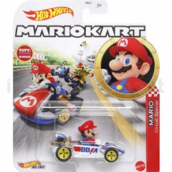Modellino DieCast KART 5cm MARIO Circuit Special da SUPER MARIO KART Scala 1:64 Originale Hot Wheels