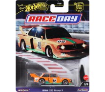 BMW 320 GROUP 5 nr 69 Modello Auto DieCast Scala 1:64 8cm Hot Wheels Race HRV94