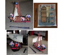 Gadget BEAGLE BOYS 's Pirate SHIP Beagle Boys DISNEY Limited PLAYSET Micky Mouse Magazine