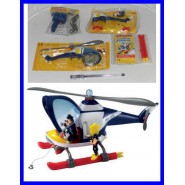 Rare Gadget CHIEF O'HARA ELICOPTER With MICKEY MOUSE 2 Figures PLAYSET Premium Weekly Issue