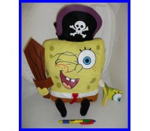 SPONGEBOB SQUAREPANT Plush Soft Toy PIRATE VERSION Big 50cm Original